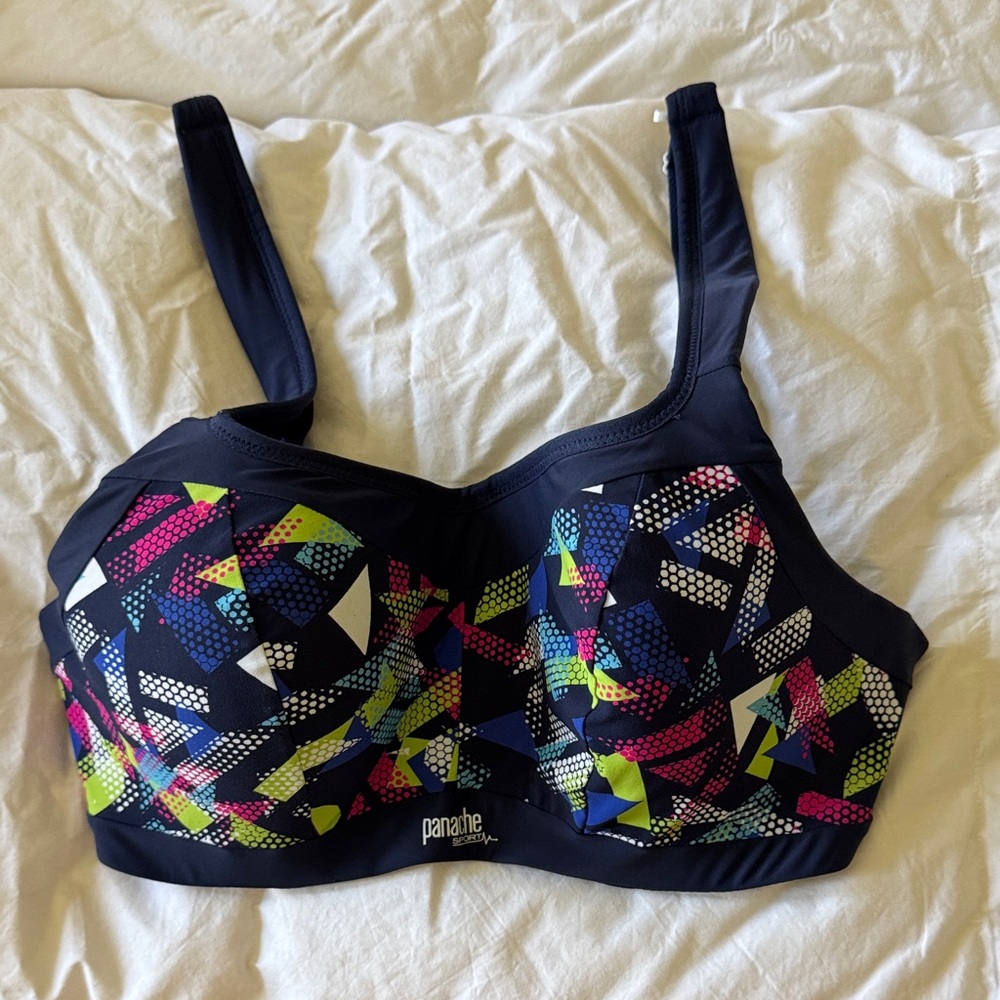 Panache Vibrant Geometric Sports Bra